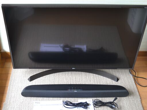 少し訳あり【4K,動画アプリ搭載】LG 43インチ 液晶テレビ 43UJ630A　2017年製造