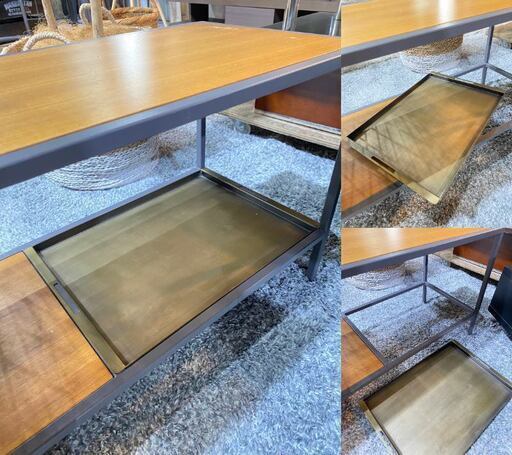 フランフラン テレビボード 幅160㎝×奥行45.5㎝×高さ42.5㎝ 無垢材