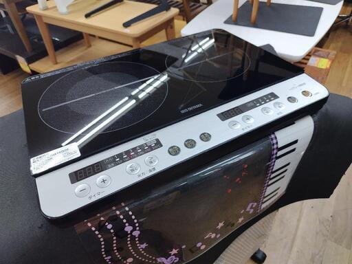 J312★アイリスオーヤマ★2口IHコンロ★IHK-W12S-B★2019年製