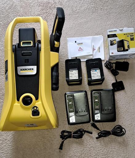 バッテリー３個セットケルヒャー(Karcher) 高圧洗浄機 36V /5Ah K2 コードレス バッテリーセット\n\n生活雑貨 掃除用具