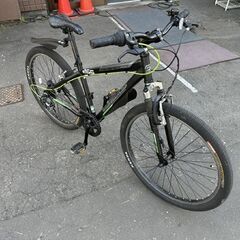 マルキン クロスバイク 26インチ 6段変速 マットブラック グラベル
