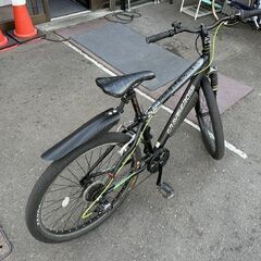 マルキン クロスバイク 26インチ 6段変速 マットブラック グラベルクロス GRAVELCROSS 266 ファットタイヤ 自転車 マウンテンバイク MK-16-007 MARUKINN  札幌市白石区 白石店 