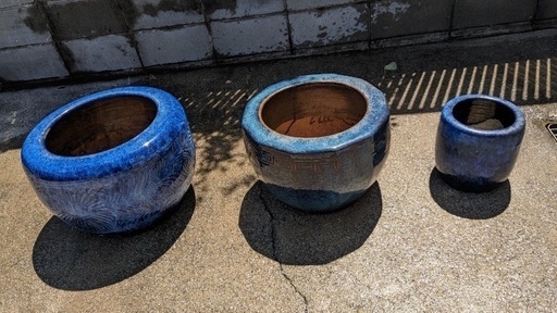 【値下げ】　鉢　陶器　金魚　めだか　睡蓮