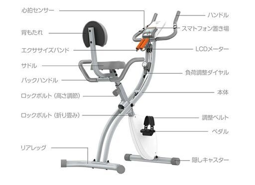 エアロバイク　フィットネスバイク
