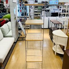 【軽トラック貸し出し無料！】無印良品 ステンレスユニットシェルフです！ 月額定額サービス】ステンレスユニットシェルフ・ステンレス棚セット