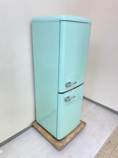 【おしゃれレトロ】冷蔵庫IRISOHYAMA 130L 2023年製 PRR-142D-LG EC77564