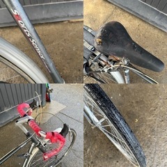 415□岐阜発　△National/ナショナル/レトロ/ロードバイク/Spors Sensor/3×6段変速/走行確認/防犯有り/サドル破れあり/現状品　R6.3/29□