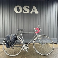 415□岐阜発　△National/ナショナル/レトロ/ロードバイク/Spors Sensor/3×6段変速/走行確認/防犯有り/サドル破れあり/現状品　R6.3/29□