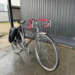 415□岐阜発　△National/ナショナル/レトロ/ロードバイク/Spors Sensor/3×6段変速/走行確認/防犯有り/サドル破れあり/現状品　R6.3/29□