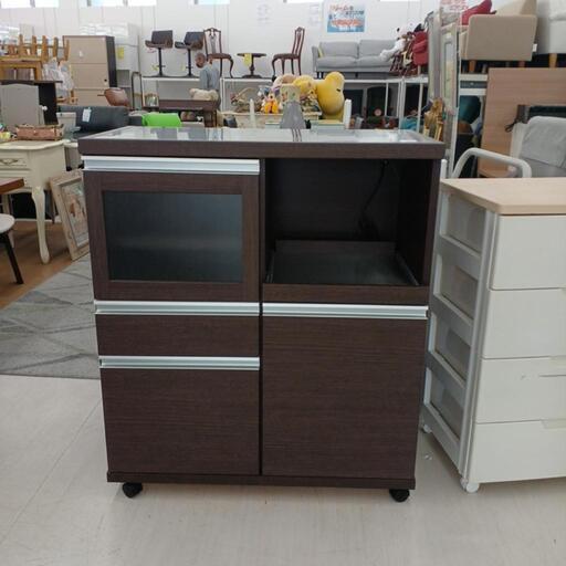 ★ジモティー割あり★ｷｯﾁﾝｶｳﾝﾀｰ BR 高さ100(H)× 幅85(W)× 奥行45(D)cm 【joh1434】