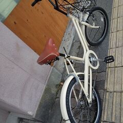 [BRIDGESTONE] VEGAS(ベガス)20吋 ミニベロ(小径車) シングル/クリームアイボリー