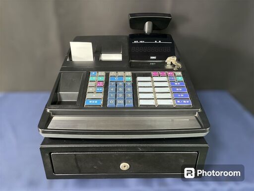 ★東芝テック 電子レジスター MA-550 10部門 ブラック 2017年製 レジスター TEC★