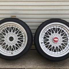 BBS中古17インチ265/65R/17豊田クルーザーから外した物2本セット BBS中古17インチ265/65R/17豊田クルーザーから外した物2本セット