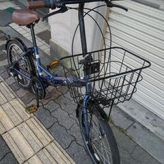 [maruishi] ROXY(ロキシー)20吋 折り畳み自転車 外装6段/ネイビー