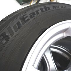 ホイール付きタイヤ 4本セット タイヤ ヨコハマ Bluearth RV-02 215/60R17 2018年製 VIOLENT 5穴 114.3 +55 17×7J 中古 苫小牧西店 ホイール付きタイヤ 4本セット タイヤ ヨコハマ Bluearth RV-02 215