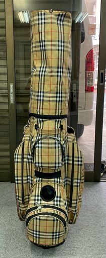 バーバリー ゴルフバック 高級 ゴルフ ゴルフ用品　Burberry 　キャディーバック　バーバリーチェック　チェック　ノバチェック