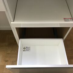 FU859】☆レンジ台 ホワイト おしゃれ シンプル ソフトクローズ付き