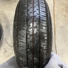 4穴100 7J +13 スチール☆4本セット☆155/65R13 タイヤ付き