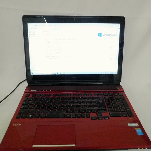 NEC Lavie LL750/RSR PC-LL750RSR クリスタルレッド 2014年 Core i7 4700MQ RAM:8GB SSHD:1TB win10 zoom対応