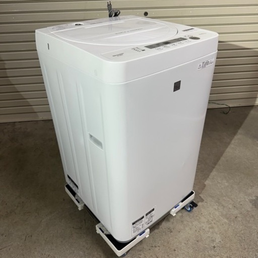 【売却済】SHARP/シャープ 全自動洗濯機 ES-G5E5 5.5kg 2018年製