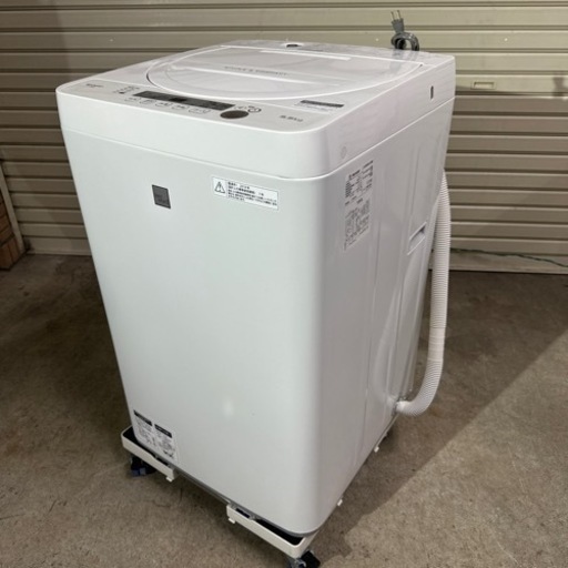【売却済】SHARP/シャープ 全自動洗濯機 ES-G5E5 5.5kg 2018年製