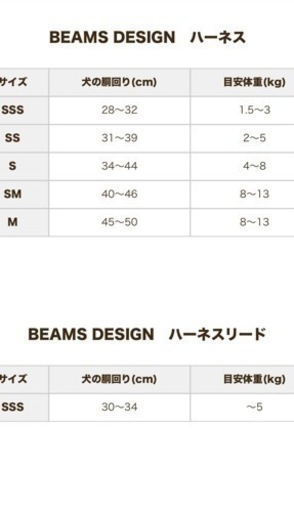 BEAMS DESIGN（ビームス デザイン）ハーネス\u0026リード セット