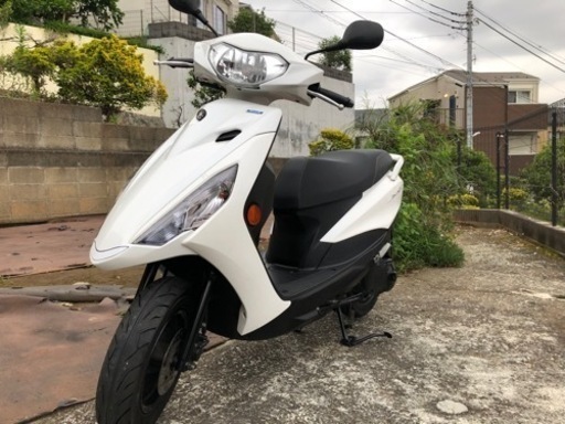 【125㏄バイク車体】ヤマハ　アクシスZ ＊4stFI車！２０２１年式＠神奈川県川崎市麻生区より