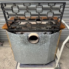 北海道 旭川 weso レトロな西ドイツ製 煙突式 鋳物 鋳造 薪ストーブ 暖炉 HSK020 