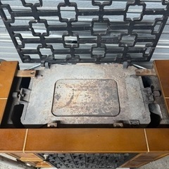 北海道 旭川 weso レトロな西ドイツ製 煙突式 鋳物 鋳造 薪ストーブ 暖炉 HSK020 