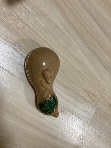 瓢箪型陶器　箸置き付