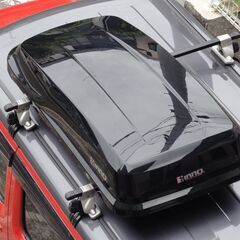 inno ルーフボックス BR220 ブラック 中古 左開き ルーフBOX 小型車、軽自動車用