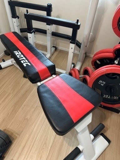 直接：引き取り限定】IROTECアイロテックラバーバーベル 80KGセット