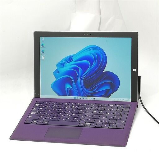 激安 タブレット 12インチ マイクロソフト Surface Pro 3 中古良品 第4世代i5 8GB 高速SSD Wi-Fi Bluetooth webカメラ Windows11 Office済