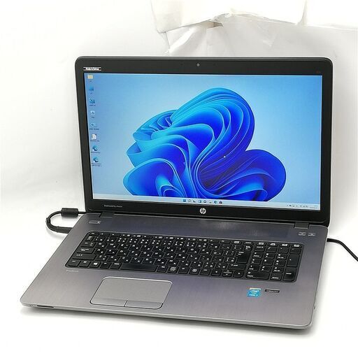 激安 高速SSD フルHD 17.3型ワイド 日本製 ノートPC hp 470 G2 中古美品 第4世代i7 8GB DVD 無線 Bluetooth webカメラ Windows11 Office有