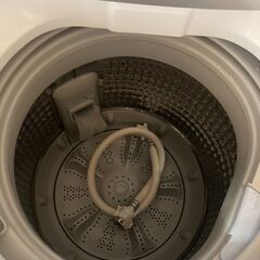 ☆中古￥10,800！Haier　4.5kg洗濯機　家電　2021年製　JW-E45CF型　幅53㎝ｘ奥行50㎝ｘ高さ89㎝　【BF055】