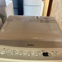 ☆中古￥10,800！Haier　4.5kg洗濯機　家電　2021年製　JW-E45CF型　幅53㎝ｘ奥行50㎝ｘ高さ89㎝　【BF055】