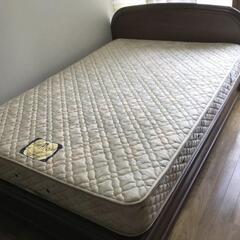 ベッドフレーム＋マットレス  ダブルベッド   日本ベッド