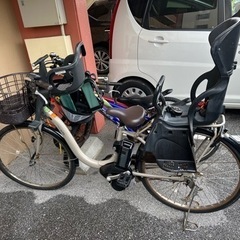 電動自転車 ママチャリン 2人乗りYAMAHA