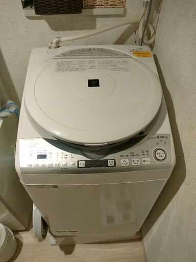 シャープ縦型洗濯機 ES-TX8D