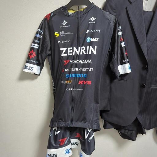 未使用上下フルセットロードバイクJCLオフィシャルジャージ