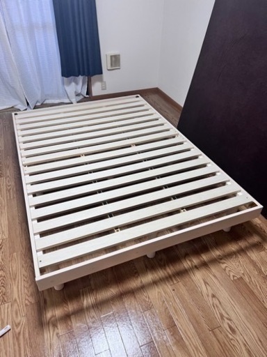 値下げしました！　家具 ダブル　すのこベット