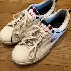 LACOSTE 靴/スニーカー　白