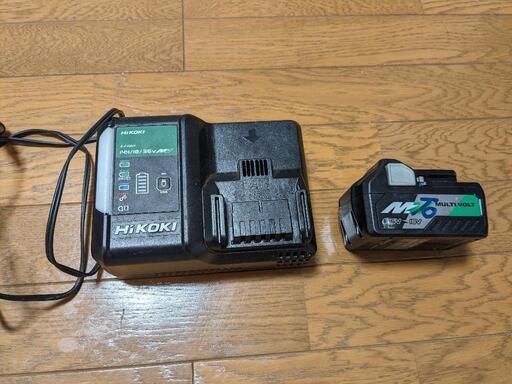 ほぼ新品　ハイコーキバッテリー　hikoki　充電器　電動工具