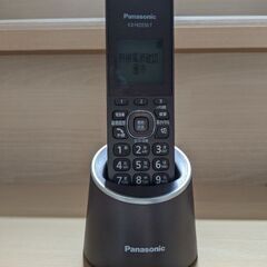 Panasonic　コードレス電話機　RU.RU.RU ブラウン