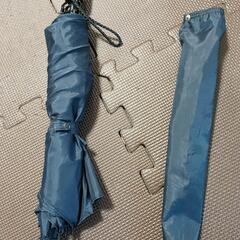 紺色の折り畳み傘