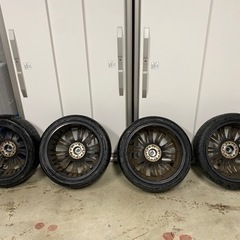 LOXARNY EX MATRIX JUNIOR ロクサーニ 632 マトリックスジュニア 18インチ7J＋48 PCD114.3 5穴 バリ溝セレナ ヴォクシー等 215/40/18