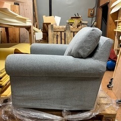 カバー新品1人掛けソファ