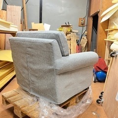 カバー新品1人掛けソファ
