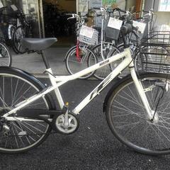 中古自転車3091 27インチ 6段ギヤ LEDオートライト