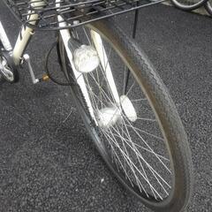 中古自転車3091 27インチ 6段ギヤ LEDオートライト